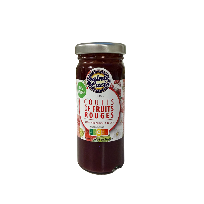 Coulis fruits rouges