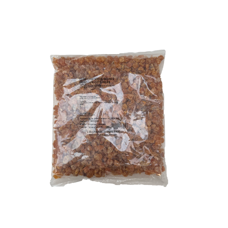 Cubes abricots secs