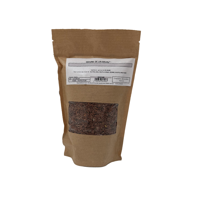 Graines de lin brun