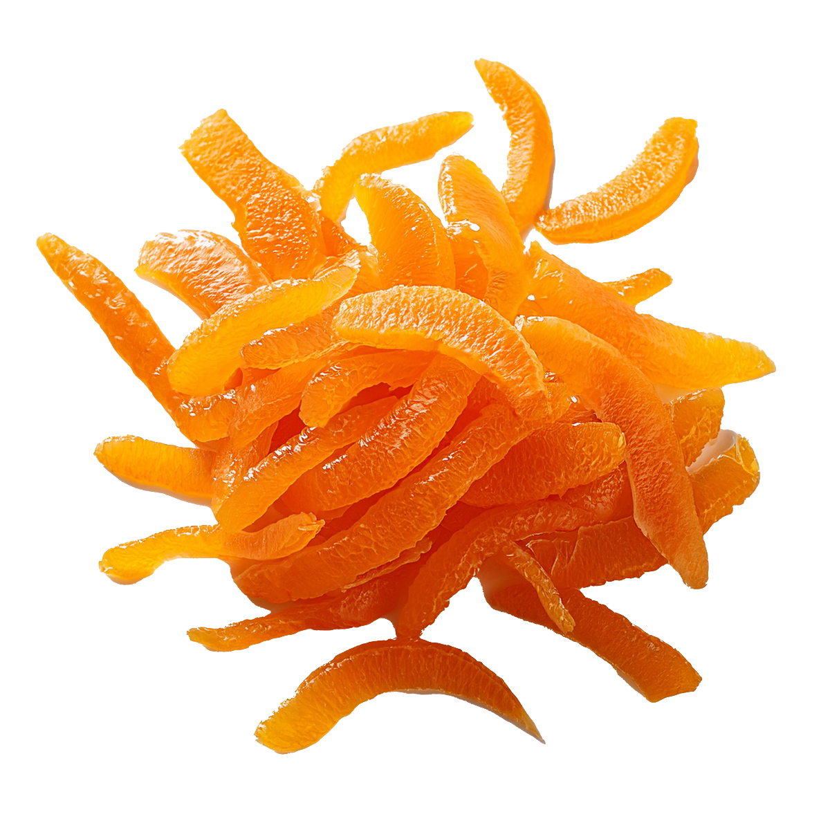 Lamelles d'écorces d’orange