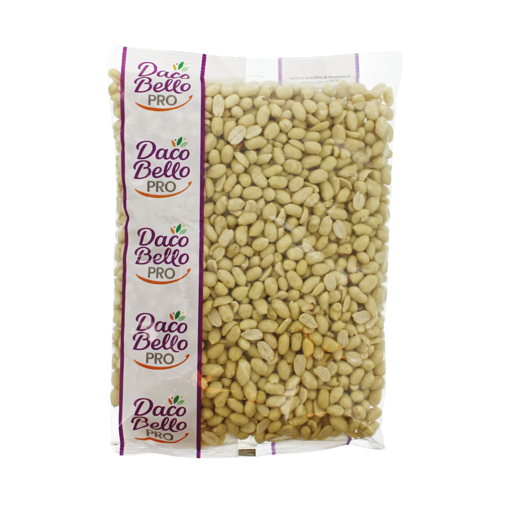 Sachet de cacahuètes, snack croquant et savoureux, parfait pour grignoter.