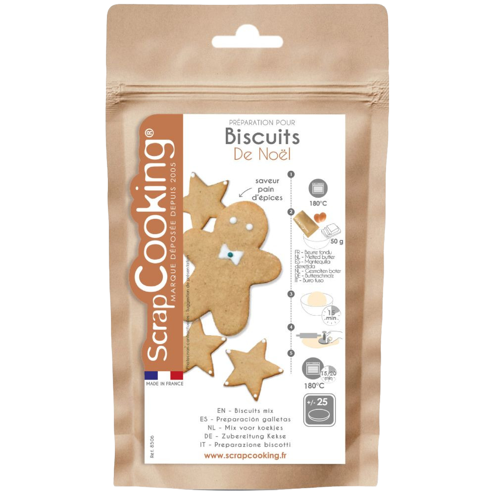 Préparation biscuits de noël