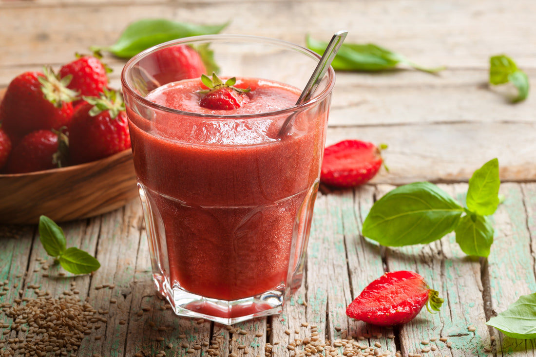 Smoothie Fraise & Basilic