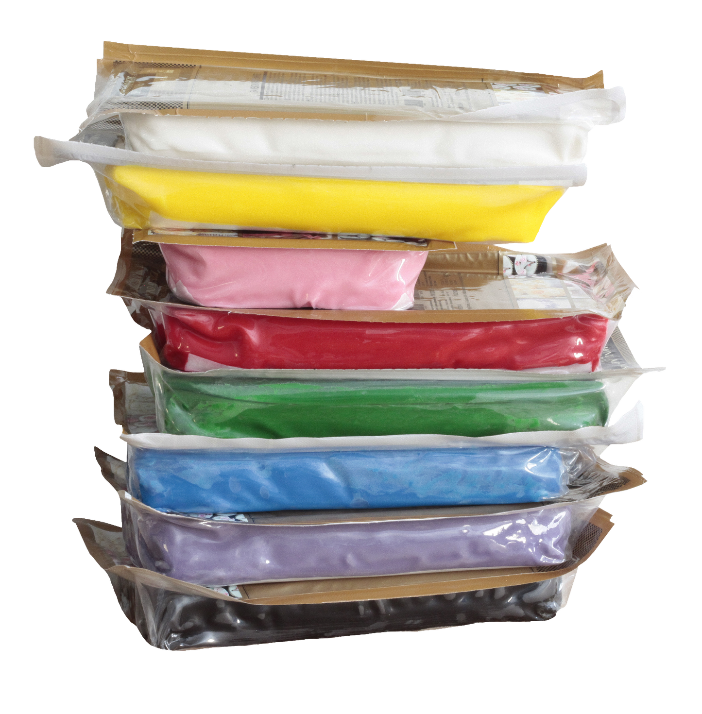 Pâte à sucre colorée