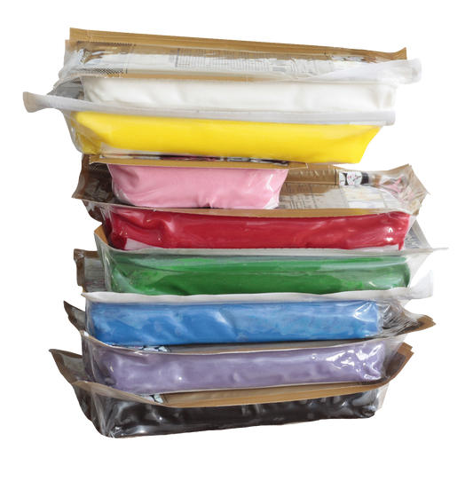 Pâte à sucre colorée