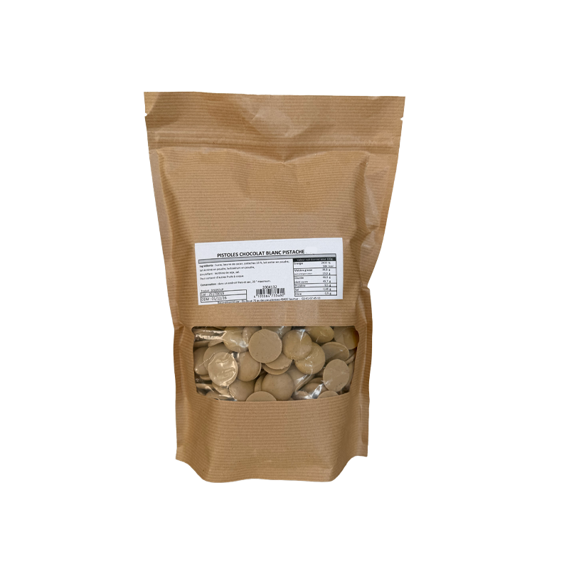 Chocolat blanc pistache