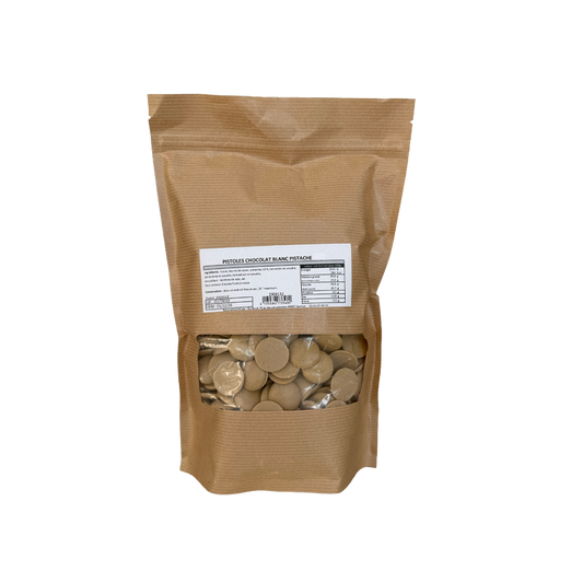 Chocolat blanc pistache