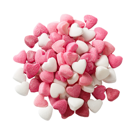 Coeur en sucre comestible