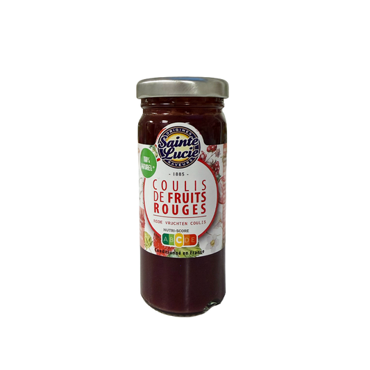 Coulis fruits rouges