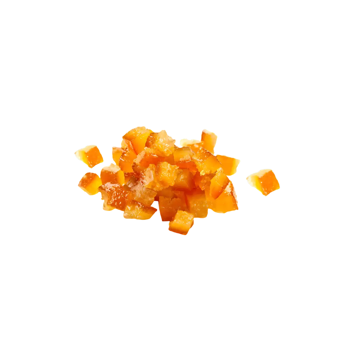 Cubes d'écorce d'orange confite 6x6mm