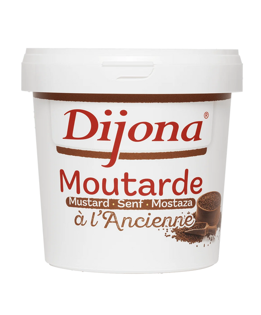 Seau de mayonnaise à l'ancienne, onctueuse et savoureuse, idéale pour sandwiches, salades et préparations culinaires