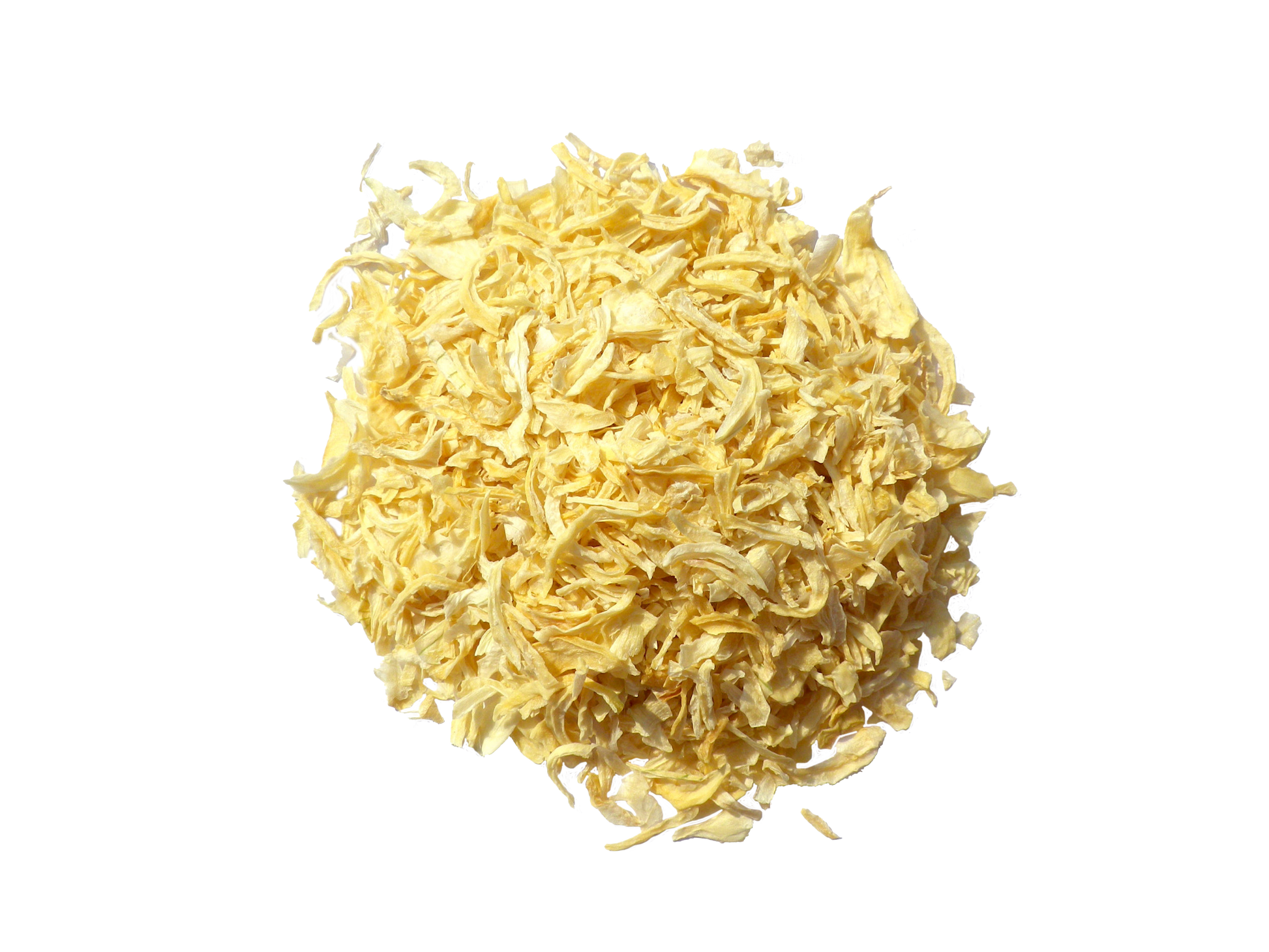 Oignon sec entier ou émincé, idéal pour assaisonner sauces, soupes et recettes.