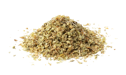 Origan séché prêt à l’emploi pour pizza, sauces et plats cuisinés.