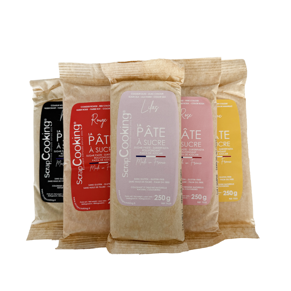 Pâte à sucre colorée