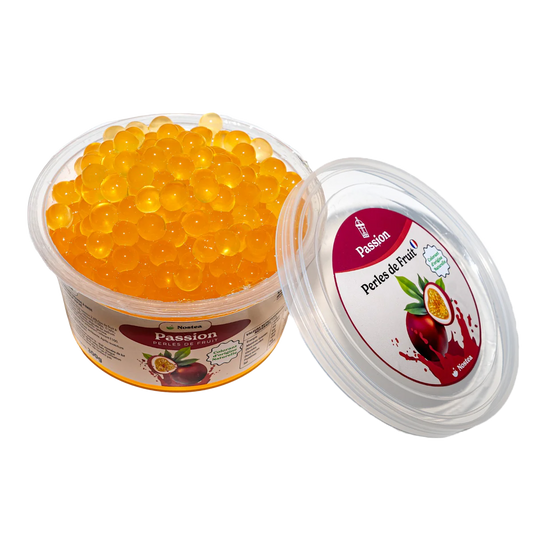 Perles bubble tea fruit de la passion