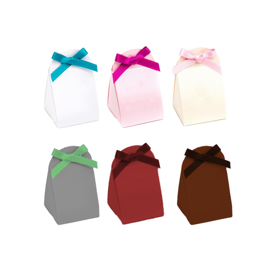 Pochettes Iris de couleur , pour dragées et petits cadeaux, pratique et raffinée.