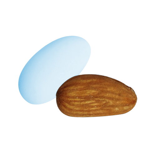 Dragées amandes Avola colorées, délicieuses amandes enrobées de sucre pour fêtes et événements.