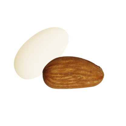 Dragées amandes Avola colorées, délicieuses amandes enrobées de sucre pour fêtes et événements.