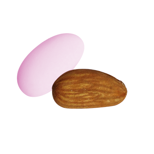 Dragées amandes Avola colorées, délicieuses amandes enrobées de sucre pour fêtes et événements.