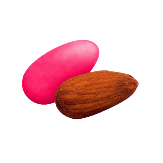 Dragées amandes Catalane colorées, délicieuses amandes enrobées de sucre pour fêtes et événements.