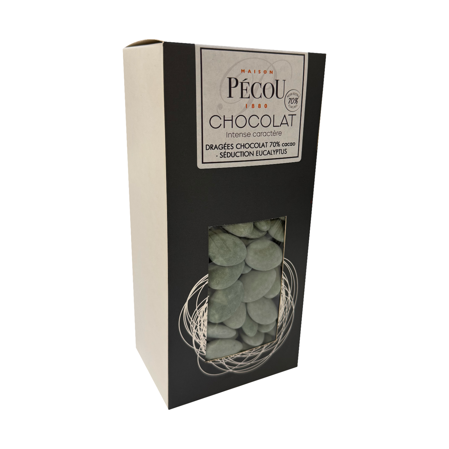 Dragée chocolat eucalyptus