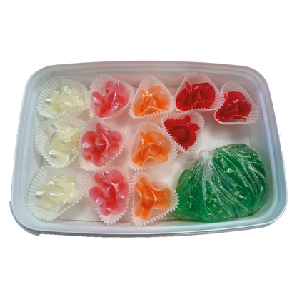 Fleurs en sucre tiré