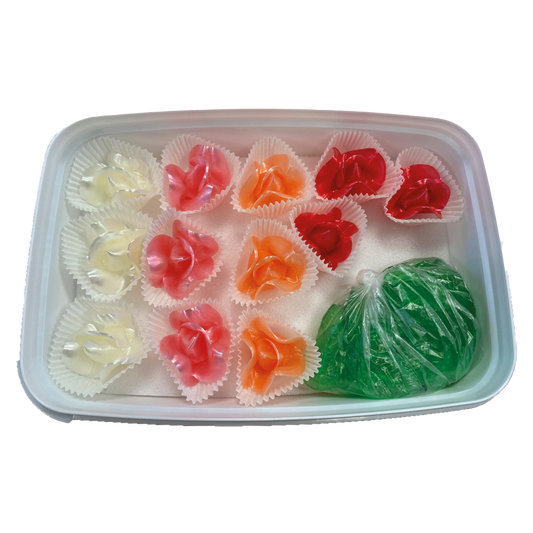 Fleurs en sucre tiré