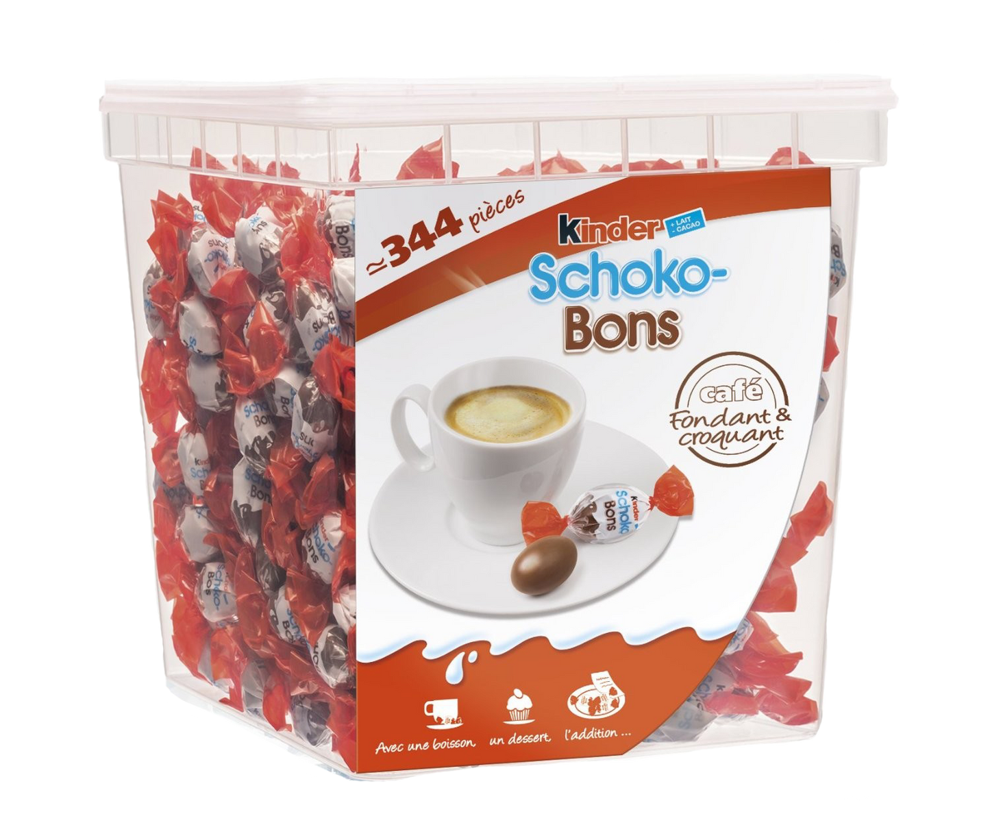 Barre chocolatée Twix 58g, caramel et biscuit enrobés de chocolat au lait.