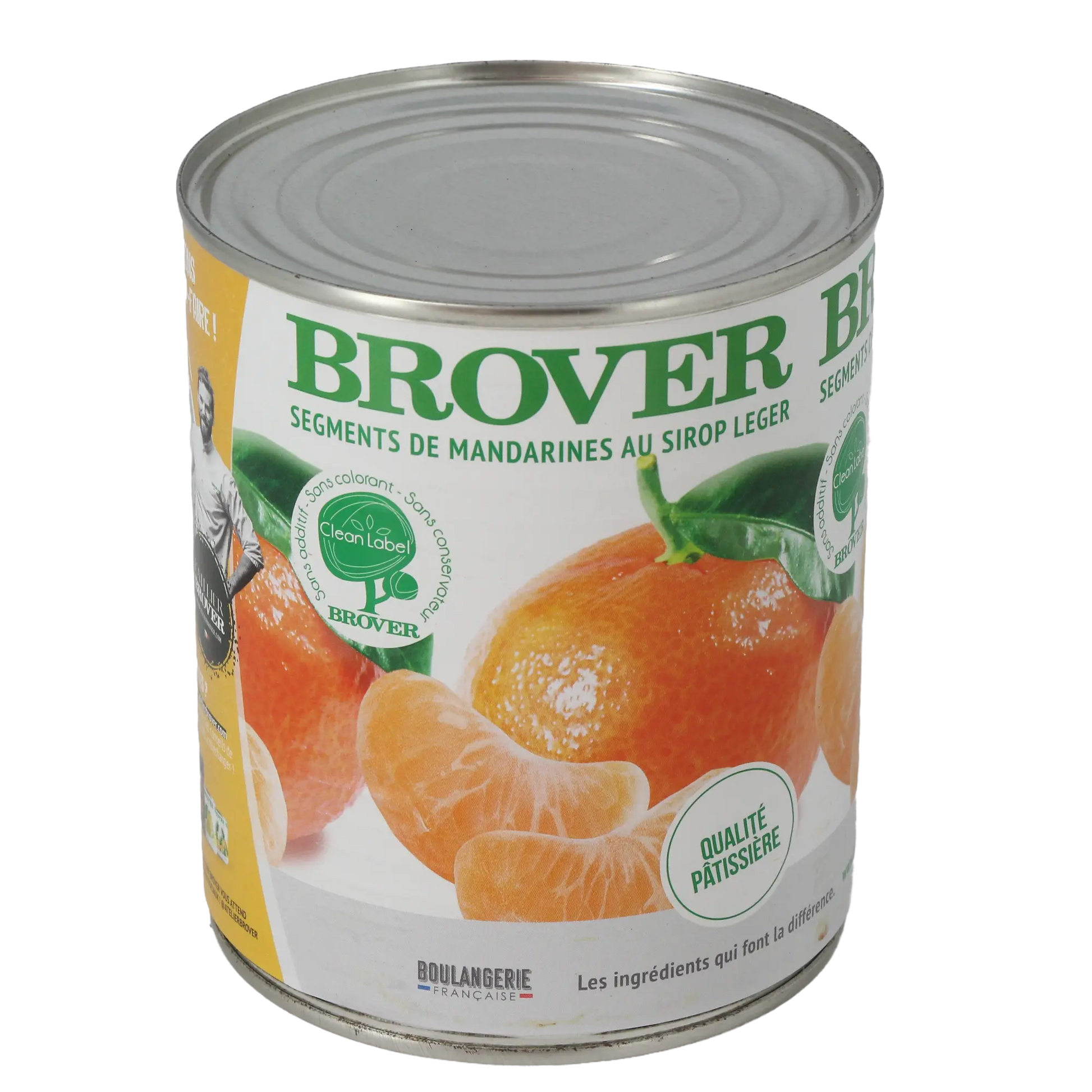 Segments de mandarine au sirop, fruité et juteux, parfait pour desserts et pâtisseries.